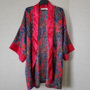 Victoria's Secret Vintage Floral Robe Gold Label